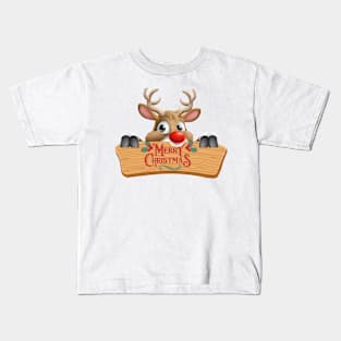 CUTE CHRISTMAS DEER Kids T-Shirt